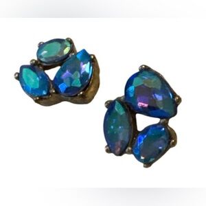 J. Crew Iridescent Blue Earrings